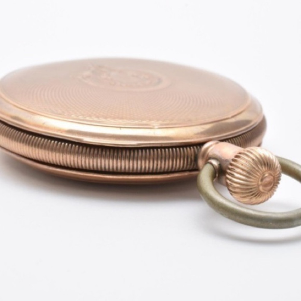 Elgin gold vintage pocket manuel watch - Picture 4 of 4